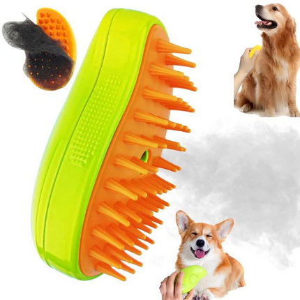 Grooming Tool for Dogs with Steam, Silicone Dog Brush for Shedding and Tangles – image 4