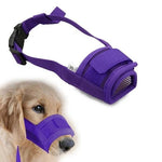 Tuzwa Soft Dog Muzzle – Adjustable Breathable Mesh Muzzle for Walking, Training & Vet Visits, Sizes S–XXL