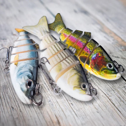 Fishing Lure, Jointed Swimbait and Bass Fishing Bait with Rattle – image 6