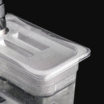 Tuzwa Sous Vide Container with Fitted Lid – 203 fl oz Clear Cooking Container with Measurement Markings for Immersion Circulators