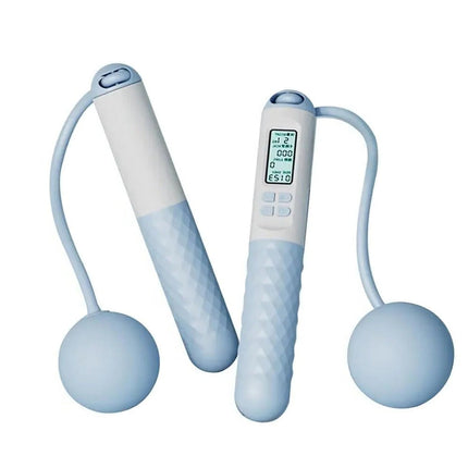 Cordless Jump Rope with Counter, Weighted Workout Jump Rope for Indoor Cardio – image 4