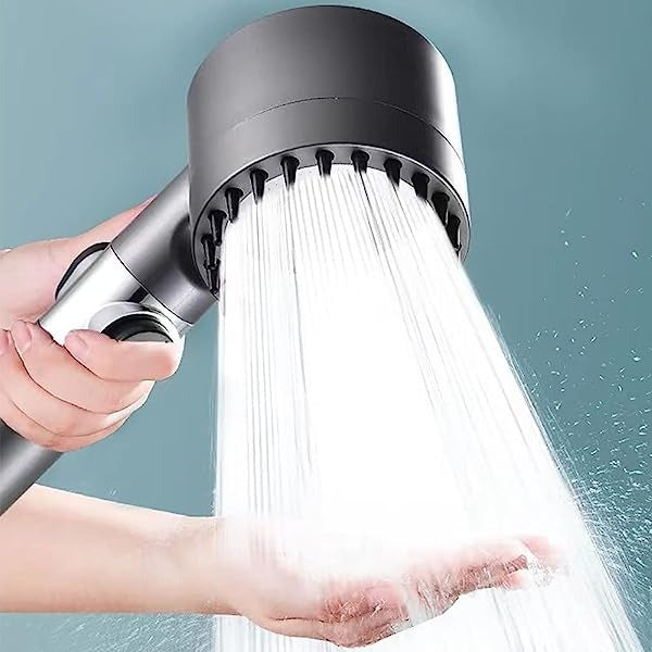 Tuzwa Filtered Shower Head – 9-Layer Filter with Laser-Cut Micro-Hole Spray, Push-Button Pause & Water-Saving Design