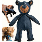 Dog Chew Toy Bear, Indestructible Dog Toys for Aggressive Chewers, Interactive Dog Toy with Squeaker