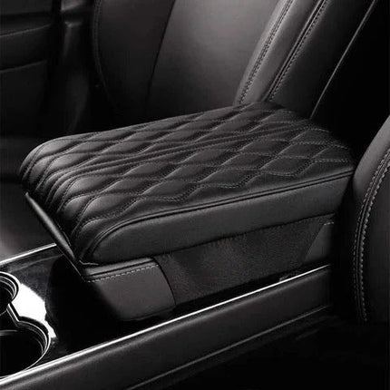 Leather Car Armrest Cover with Memory Foam, Universal Car Armrest Cushion for Elbow Comfort – image 6
