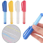 Refillable Fabric Marker Pen Set, Four Vibrant Colors