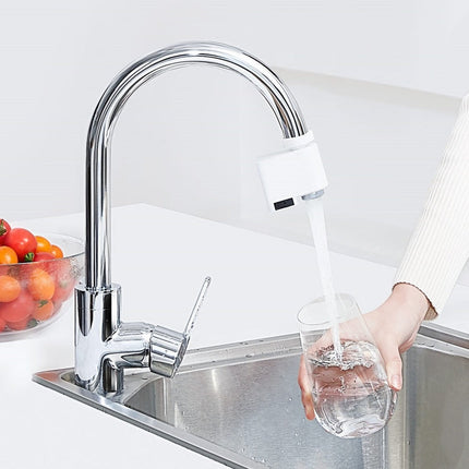Touchless Faucet Adapter, Motion Sensor Faucet with Infrared Dual Sensors, Automatic Faucet Sensor Tap for Kitchen Sink