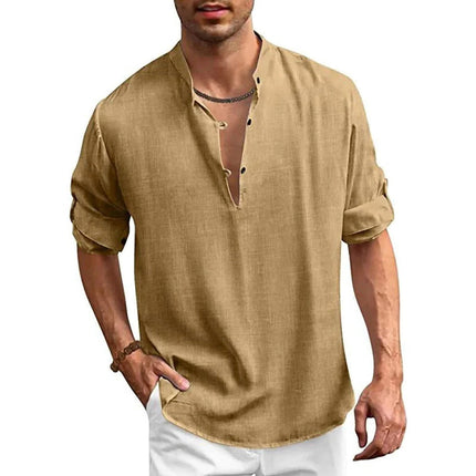 Button Down Shirt for Men, Slim Fit Cotton Shirt with Collar for the Office – image 14