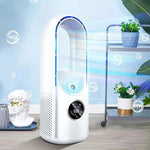 Tuzwa Portable Personal Air Cooler – Blade-Free Desktop Cooling Fan with Multiple Airflow Settings, Low-Noise Operation & Compact 2.9 lb Design