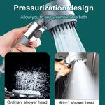 Tuzwa Filtered Shower Head – 9-Layer Filter with Laser-Cut Micro-Hole Spray, Push-Button Pause & Water-Saving Design