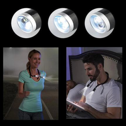 Neck Book Light, LED Reading Lamp with 3 Brightness Modes – image 6
