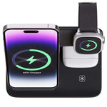 Tuzwa 3-in-1 Wireless Charging Station – Multi-Device Charger Dock for iPhone, Watch & AirPods with Simultaneous Charging & Overcharge Protection