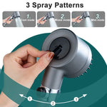 Tuzwa Filtered Shower Head – 9-Layer Filter with Laser-Cut Micro-Hole Spray, Push-Button Pause & Water-Saving Design