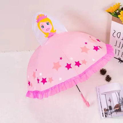 Compact Rain Umbrella with Animal Print for School, Kids Umbrella for Rain – image 17