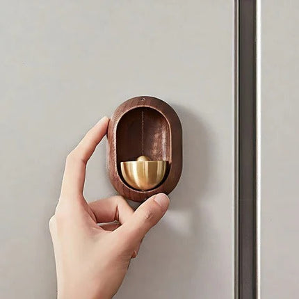Door Chimes for Home and Business, Wooden Shop Door Bells with No Drilling