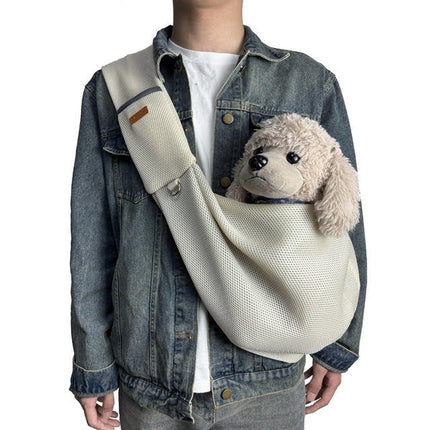 Dog Sling Carrier, Hands Free Small Pet Carrier with Adjustable Shoulder Strap – image 5