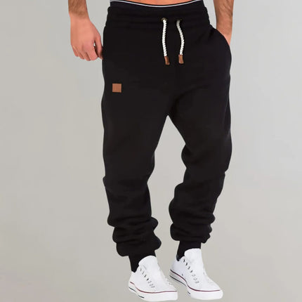 Mens Sweatpants, Cotton Jogging Pants with Adjustable Belt – image 6