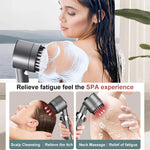 Tuzwa Filtered Shower Head – 9-Layer Filter with Laser-Cut Micro-Hole Spray, Push-Button Pause & Water-Saving Design
