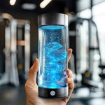 Tuzwa Hydrogen Water Bottle – 10.1 oz Portable Hydrogen Water Generator with Electrolysis Function, USB Rechargeable Power & 2.5-Hour Charging