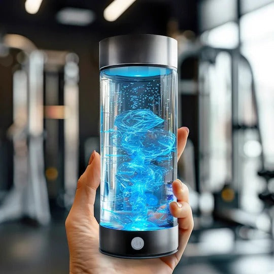 Tuzwa Hydrogen Water Bottle – 10.1 oz Portable Hydrogen Water Generator with Electrolysis Function, USB Rechargeable Power & 2.5-Hour Charging