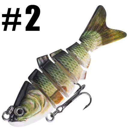 Fishing Lure, Jointed Swimbait and Bass Fishing Bait with Rattle – image 12