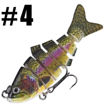 Fishing Lure, Jointed Swimbait and Bass Fishing Bait with Rattle – image 14