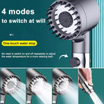Tuzwa Filtered Shower Head – 9-Layer Filter with Laser-Cut Micro-Hole Spray, Push-Button Pause & Water-Saving Design
