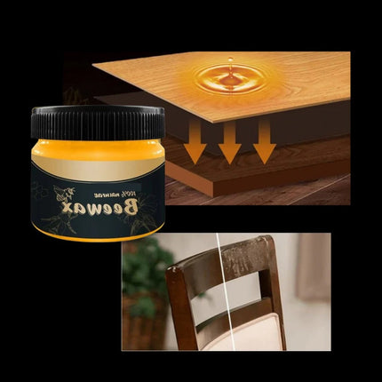 Wood furniture and floor polish, solid polish for timber furniture, doors and wood flooring, indoor use