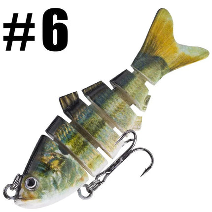 Fishing Lure, Jointed Swimbait and Bass Fishing Bait with Rattle – image 16