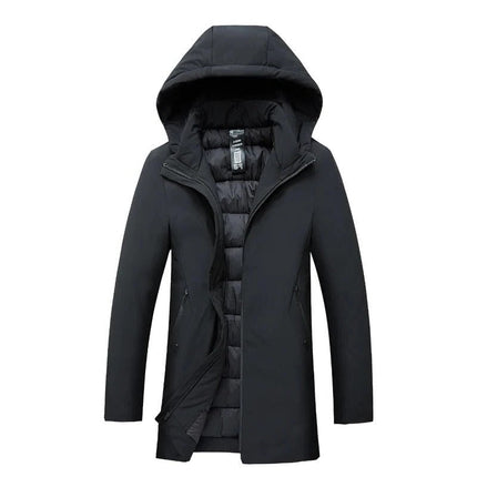 Mens Parka, Winter Parka Jacket for Men with Pockets for Cold Weather – image 5