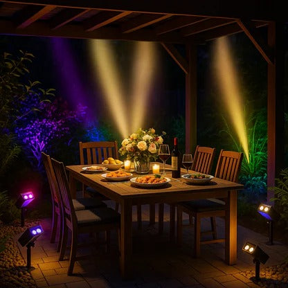 Spot Lights Outdoor, RGB Color Solar Landscape Light for Tree Uplight – image 13