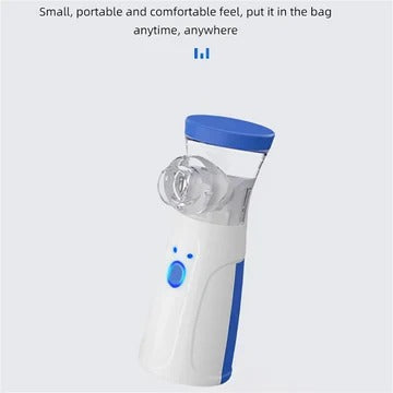 Tuzwa Portable Mesh Nebulizer – USB Rechargeable Nebulizer for Adults & Kids with ≤5μm Fine Mist, Adjustable Output & Auto Shutoff