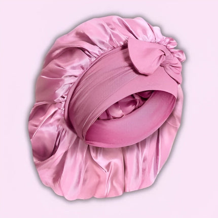 Silk Bonnet for Hair, Silk Hair Bonnet for Sleeping with Elastic Band