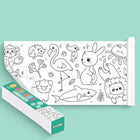 Children's Drawing Roll, Wall Sticker Drawing Roll, Kids Painting Roll with Dinosaur and Princess Themes