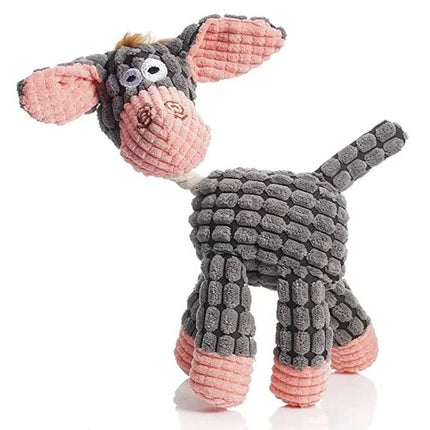Plush Dog Toy with Squeaker, Durable Dog Toys for Aggressive Chewers
