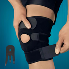 Knee Support for Sports, Adjustable Knee Compression Sleeve with Side Stabilizers, Neoprene Knee Wrap for Arthritis Pain