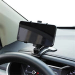 Tuzwa Car Phone Holder Mount – 360° Rotating Phone Mount with 180° Angle Adjustment for Dashboard, Rearview Mirror & Sun Visor