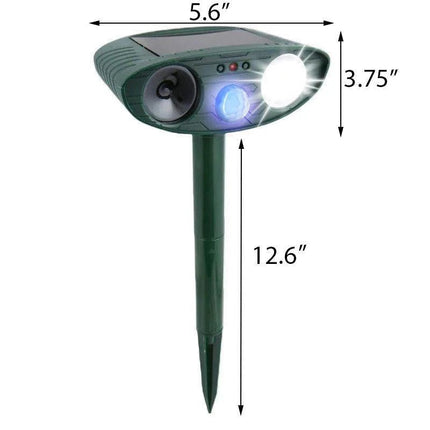 Skunk Repellent Outdoor, Solar Ultrasonic Pest Repeller with Motion Sensor