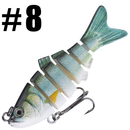 Fishing Lure, Jointed Swimbait and Bass Fishing Bait with Rattle – image 18