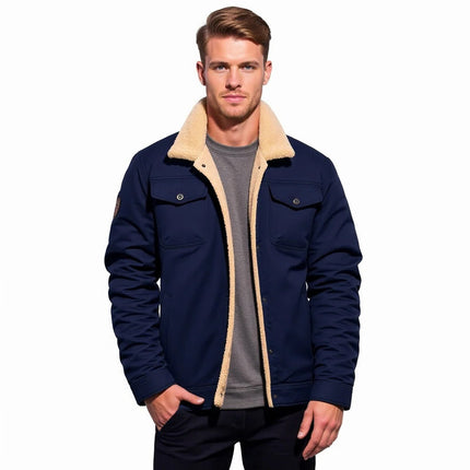 Bomber Jacket for Men, Warm Mens Winter Coat – image 15