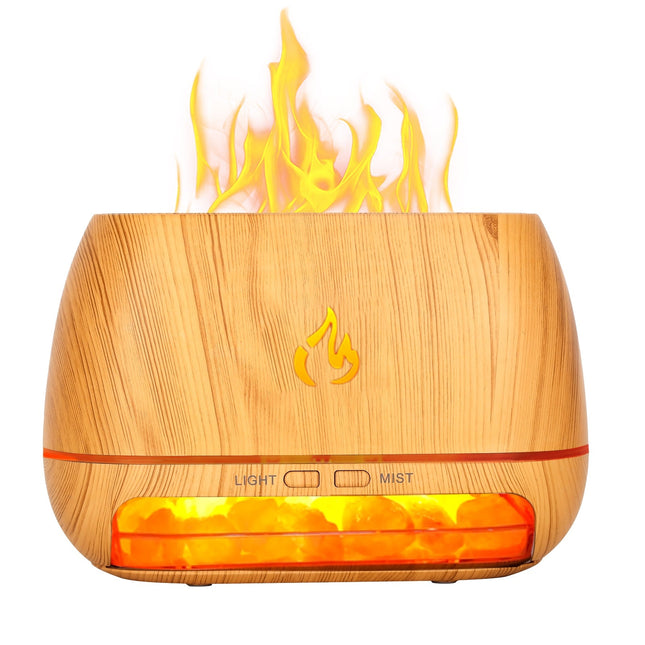 Himalayan Salt Lamp USB C Powered, Natural Crystal Salt Lamp for Bedroom, Living Room Lamp and Workspace Mood Light