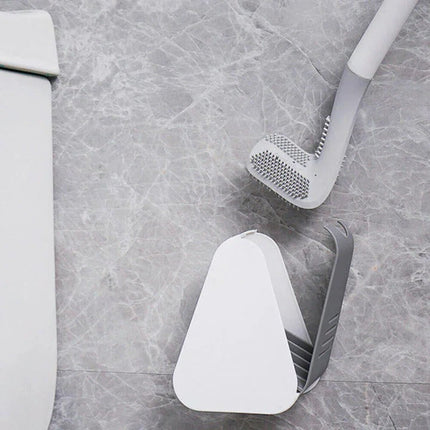 Toilet Brush and Holder Self Cleaning, Compact Toilet Brush Set