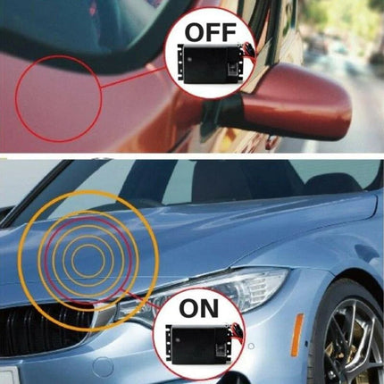 Vehicle Mice Repeller, Ultrasonic Rodent Deterrent for Car Engine Bays, 12V Battery Powered Pest Control for Cars, Trucks and Campers