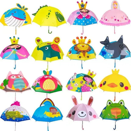 Cute Cartoon Umbrella for Girls and Boys, Kids Umbrella for Rain – image 31