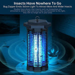 Tuzwa Electric Bug Zapper – 13W UV Flying Insect Killer Light with 3500–3800V Grid, Plug-In Power & Up to 550 Sq Ft Coverage