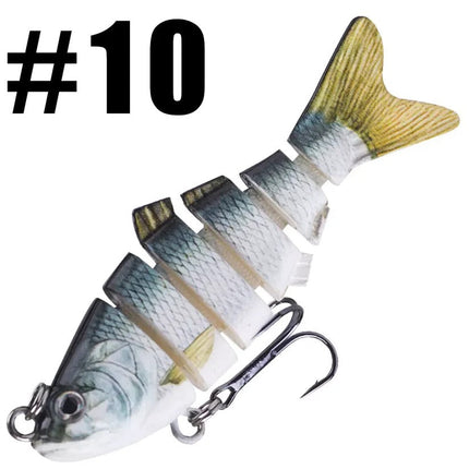 Fishing Lure, Jointed Swimbait and Bass Fishing Bait with Rattle – image 20