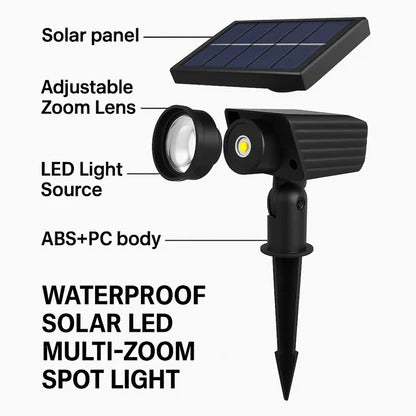 Spot Lights Outdoor, RGB Color Solar Landscape Light for Tree Uplight – image 9