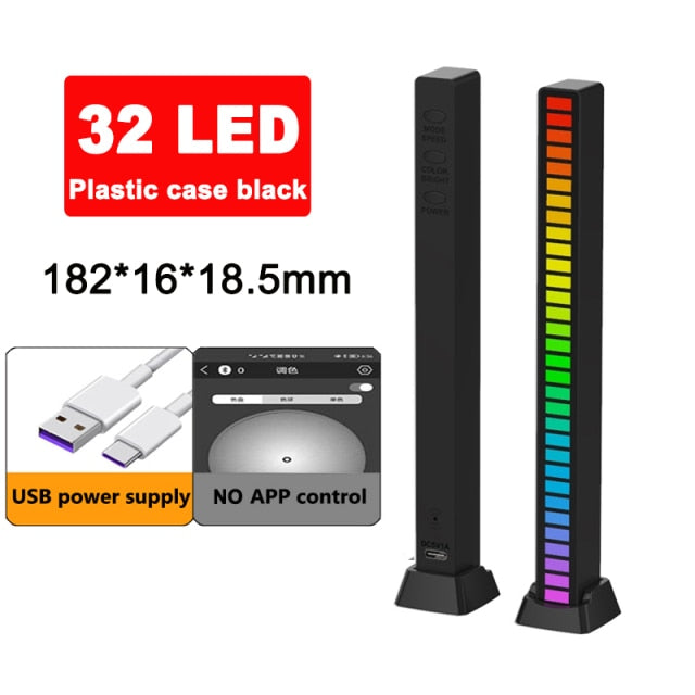 LED Light Bars for Room, Color Changing LED Light with Music Sync