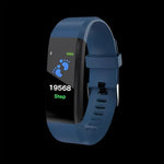 Tuzwa Smartwatch for Seniors – 0.96" LED Fitness Watch with Heart Rate Monitoring, Step Counter, Sleep Tracking, Inactivity Alerts & USB Charging