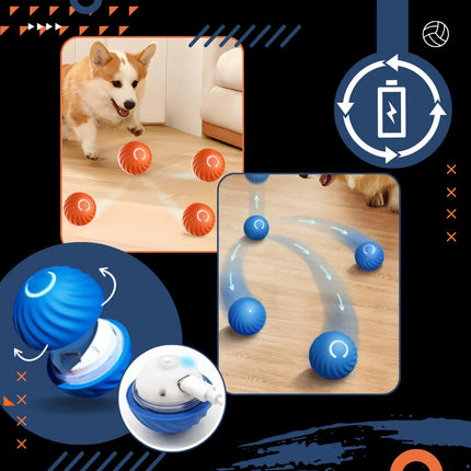 Interactive Dog Toys, Rechargeable Dog Ball with Removable Casing – image 7