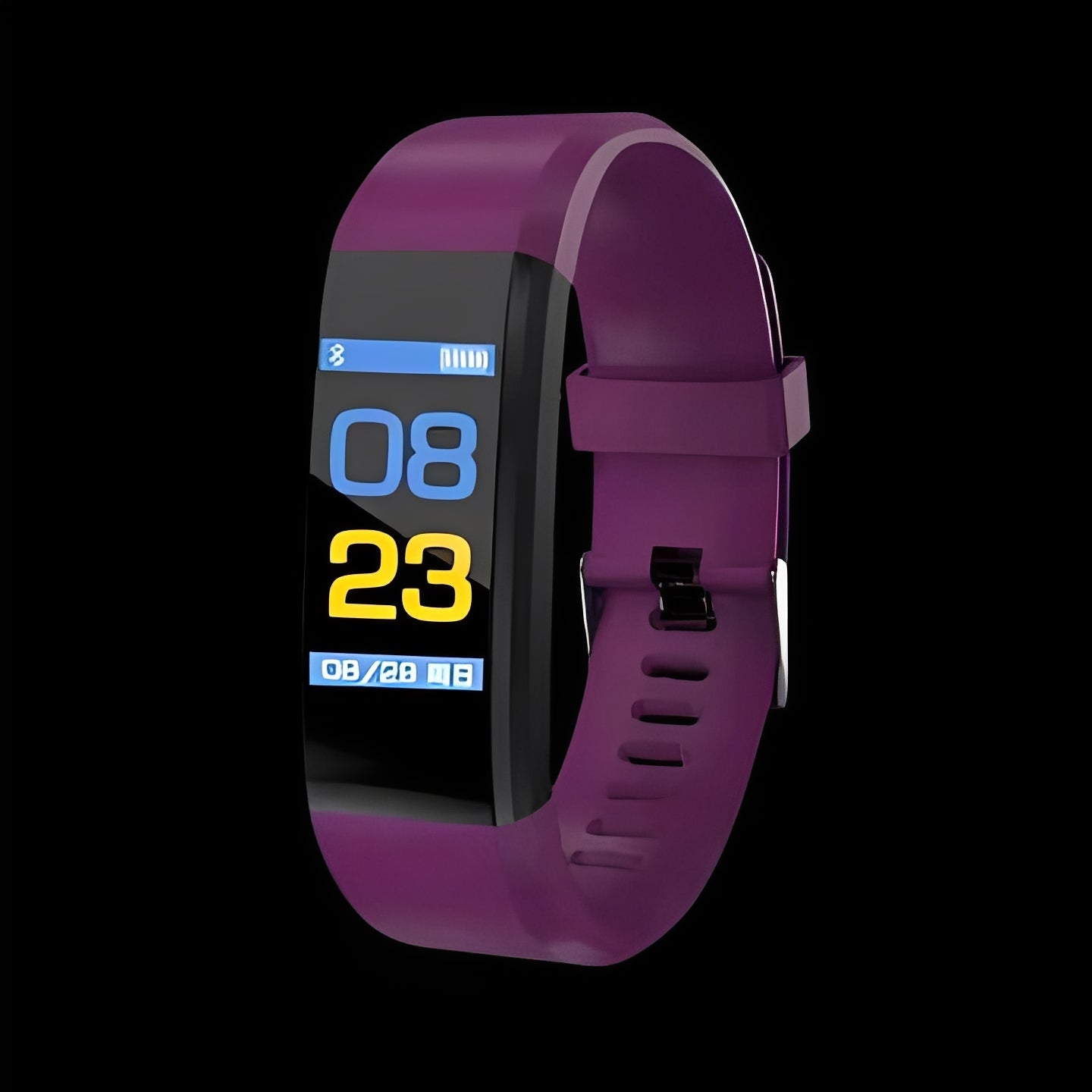 Tuzwa Smartwatch for Seniors – 0.96" LED Fitness Watch with Heart Rate Monitoring, Step Counter, Sleep Tracking, Inactivity Alerts & USB Charging